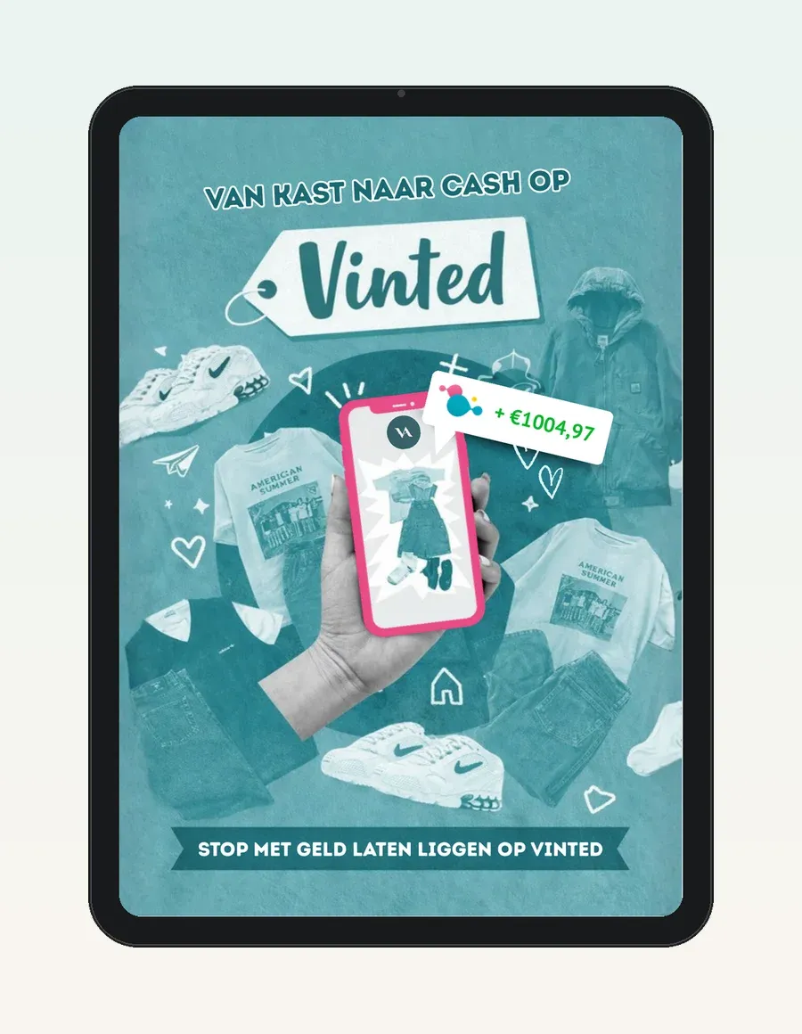 De Vinted Blueprint op een tablet