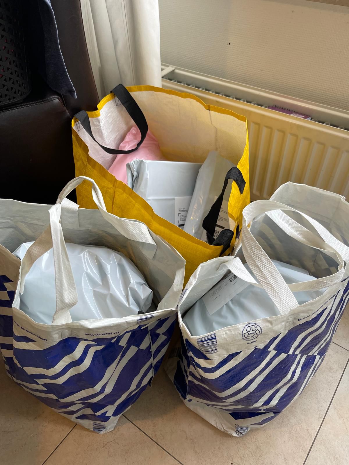 Nog een lading verkochte Vinted-pakketjes